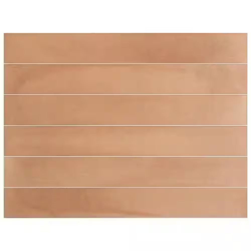 Armonía 2 X 16 In. Sunbaked Terracotta Matte Porcelain Elongated Subway Tile (10