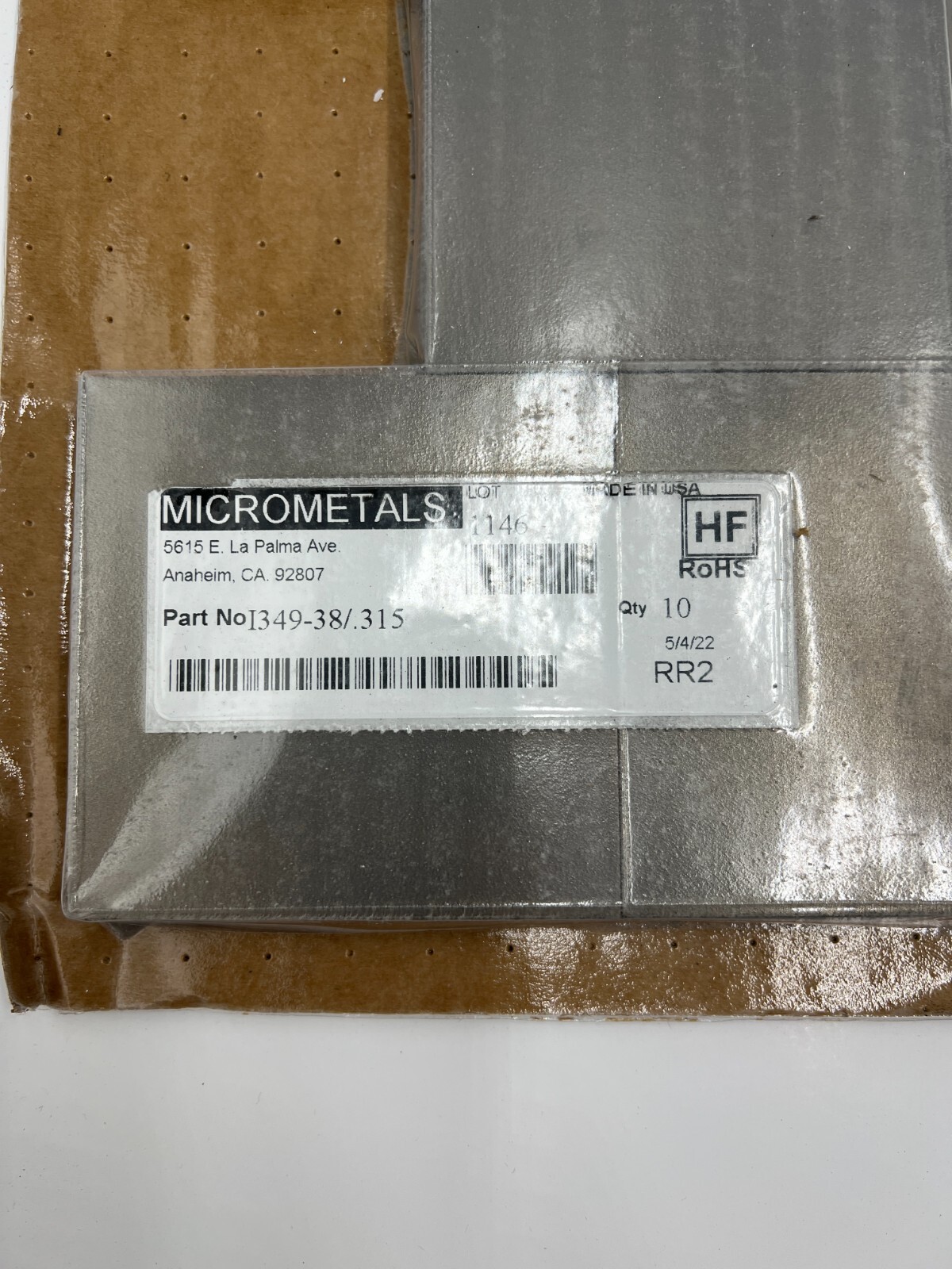 Pack of 10 Micrometals Genuine OEM Floor Shield Tile 3.5″ X 3.5″ I349-38/.315
