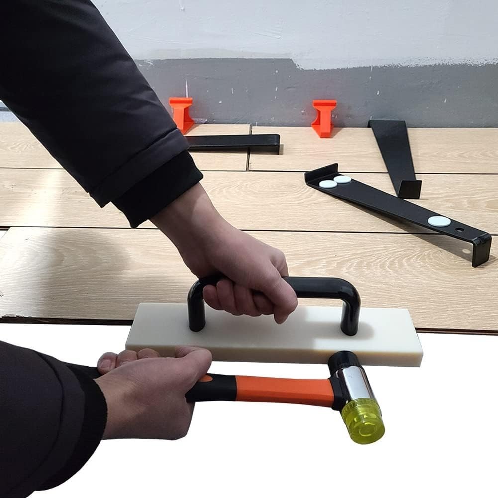 Tapping Block, Durable Flooring Tapping Block with Handle, Practical Vinyl Floor