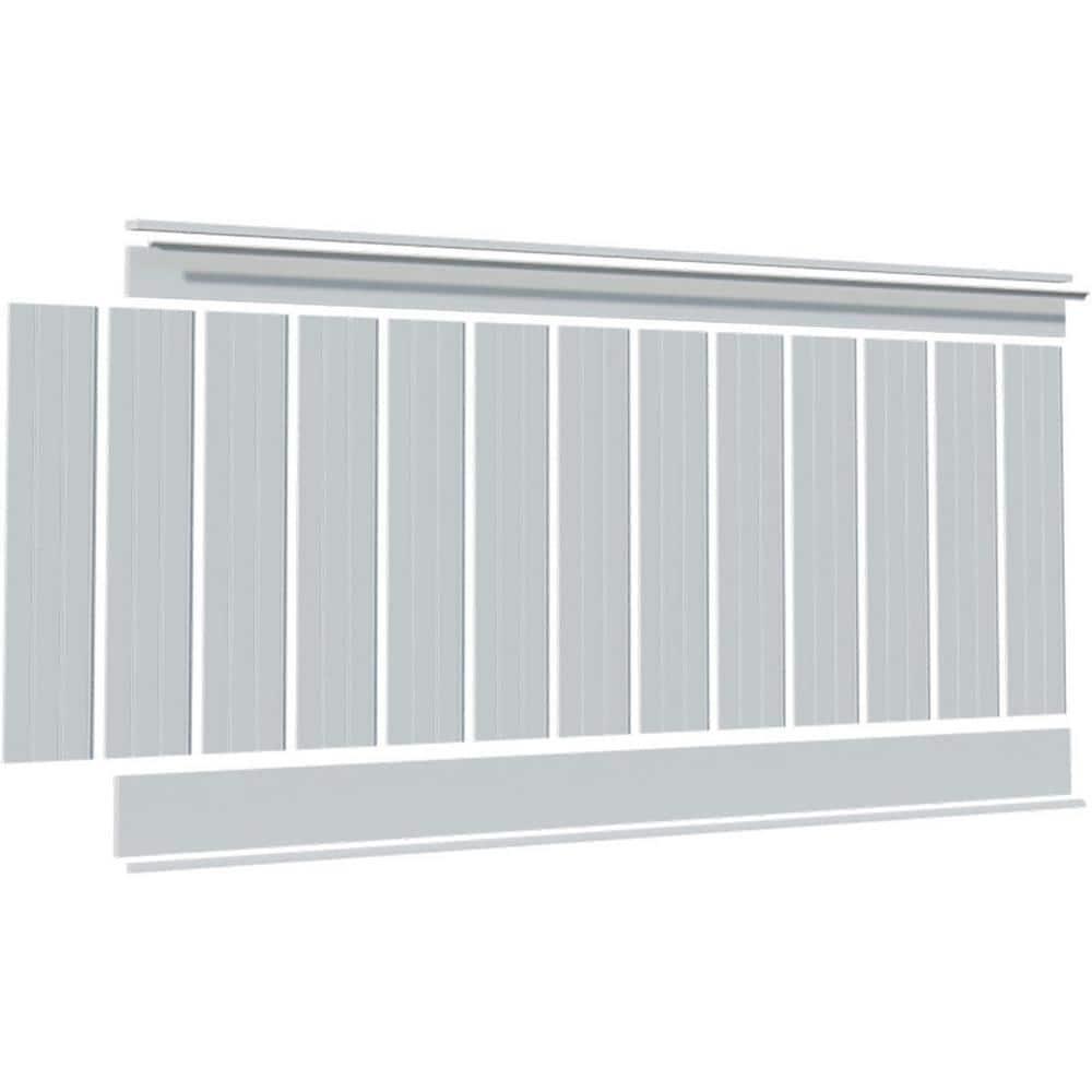 Ekena Millwork 5/8″x96″x40″ PVC Beadboard Wainscoting (Heights Up-To 41-5/8″)