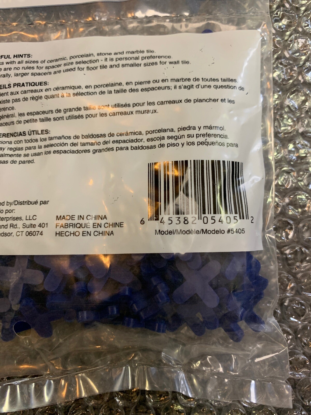 Tavy Basix Cross Tile Spacers 3/16in 5mm 100pc Pack Brand New