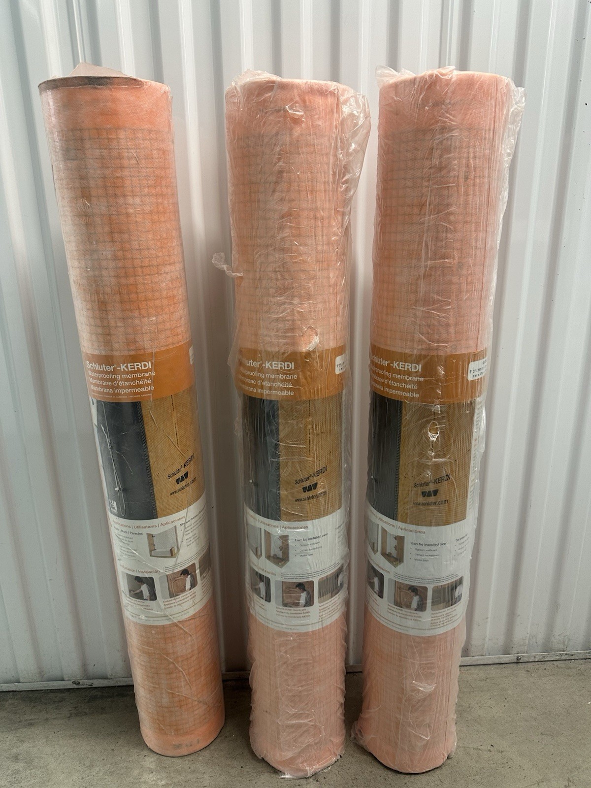 Schluter KERDI Tile Flooring and Wall Waterproofing Membrane 323 sqft. Full Roll