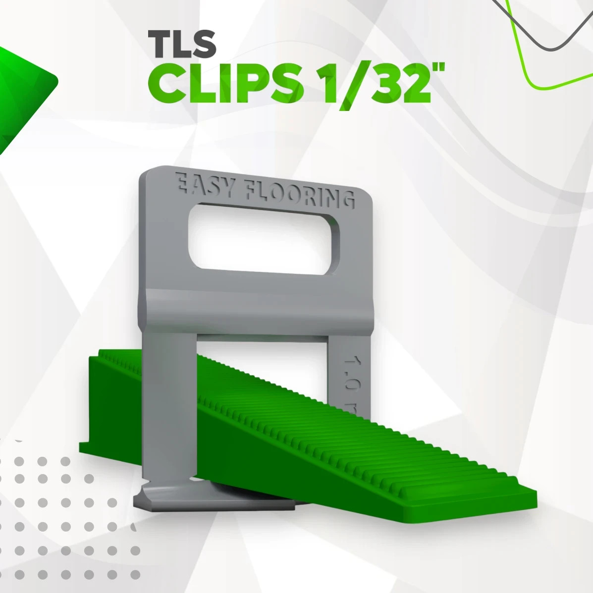 Tile Leveling System Clips 1/32″ (1.0 mm) – Standard Spacers