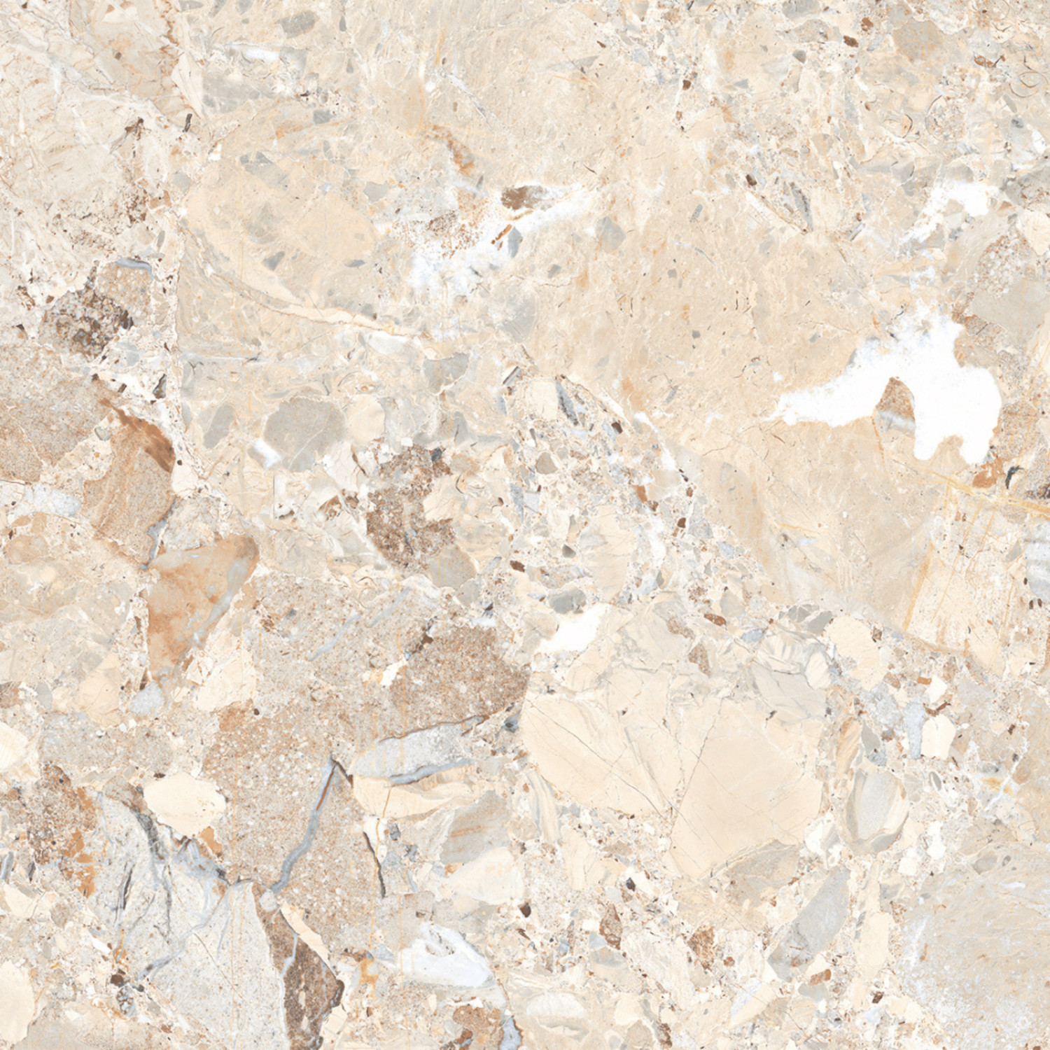 My Luxury Flooring MK GLOSSY Quantic Crema Porcelain Tiles – 24×48 In Warm Tile