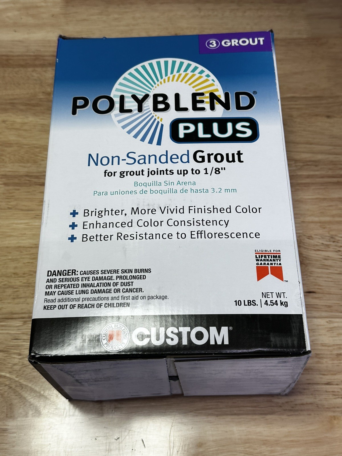 Polyblend plus #60 Charcoal 10 Lb. Unsanded Grout