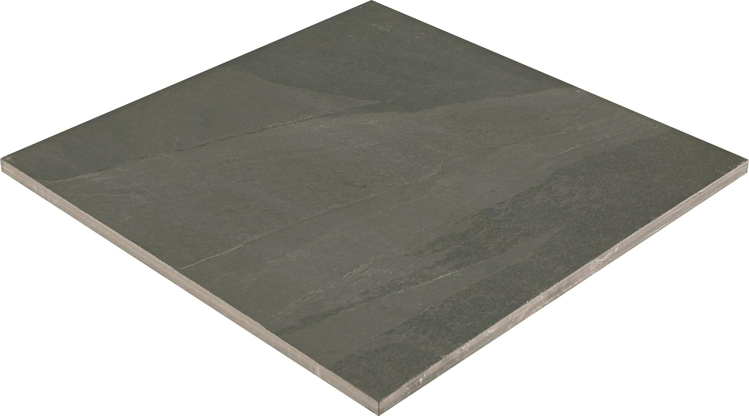 Natural Stone Slate 12″ X 12″ in Natural Cleft Brazil Black (6 PC per Carton) (5