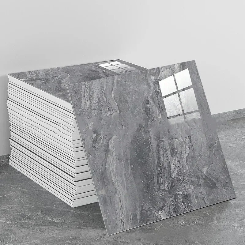 10Pcs Peel and Stick Marble Floor Wall Panels 23.6″x11.8″ PVC Tiles Sticker US