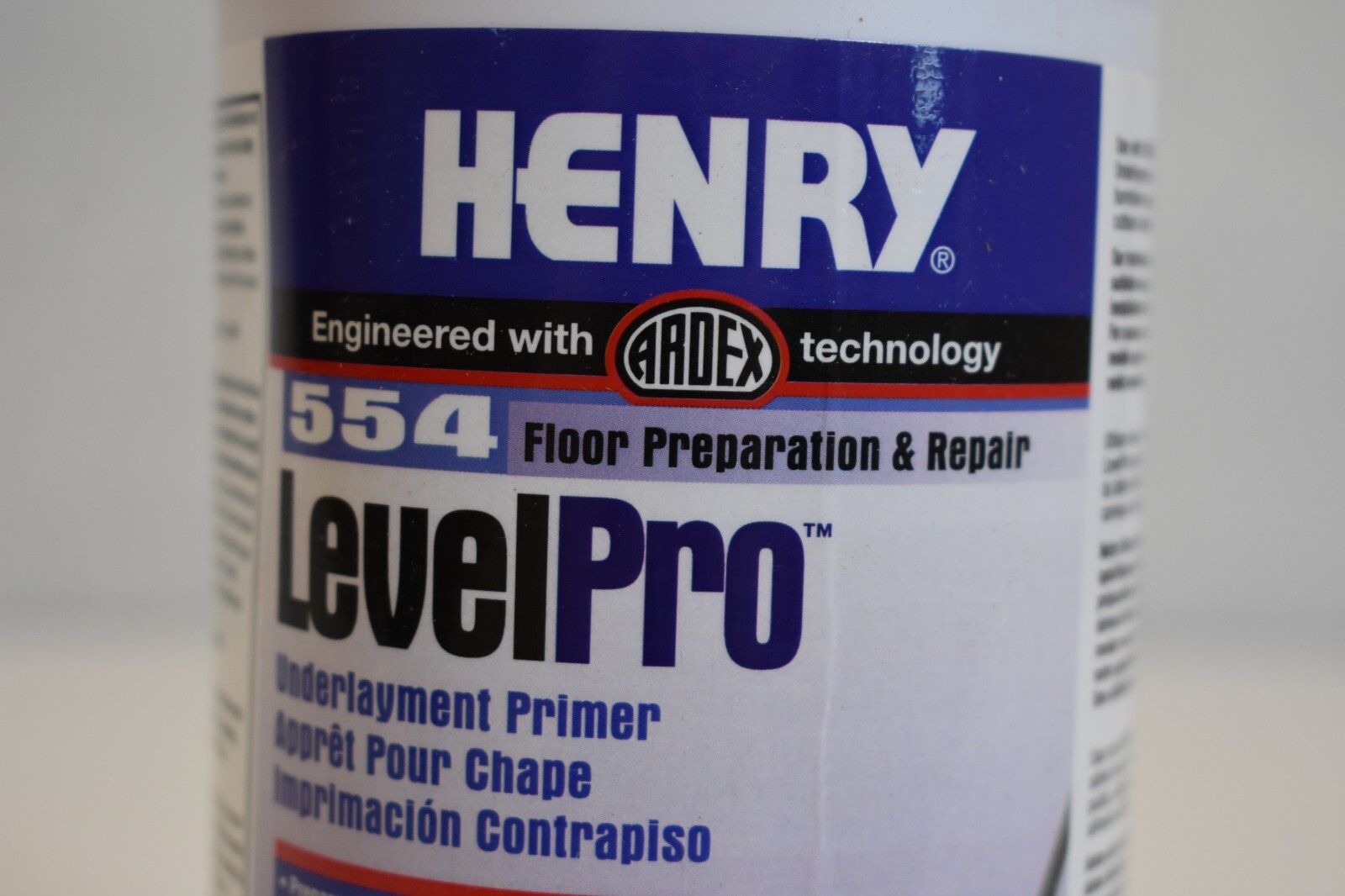 Henry Underlayment Primer 554 Level Pro 1 Quart Latex Emulsion Solvent Free Bond
