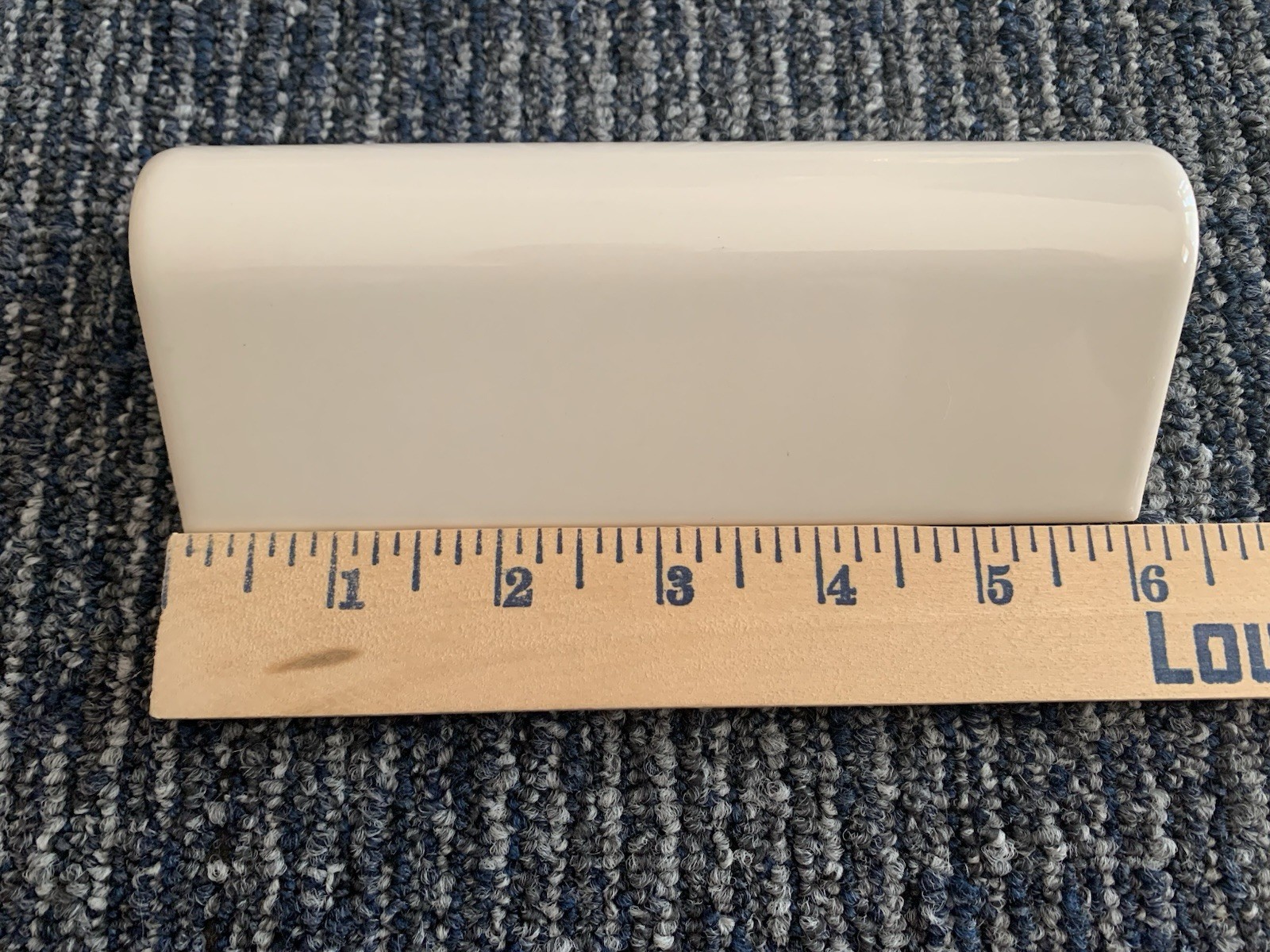 Tile V-Cap Countertop Off White Ceramic 6”x2” New