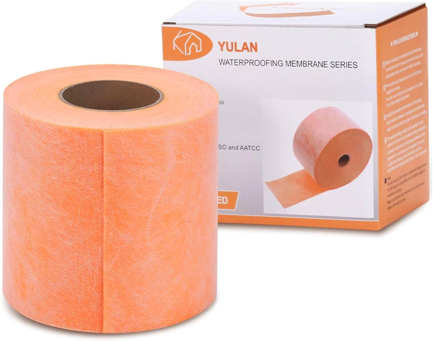 Waterproofing Membrane Band Roll, 30Mils Thick, 5Inch X 98.5Ft Tile Floor Underl