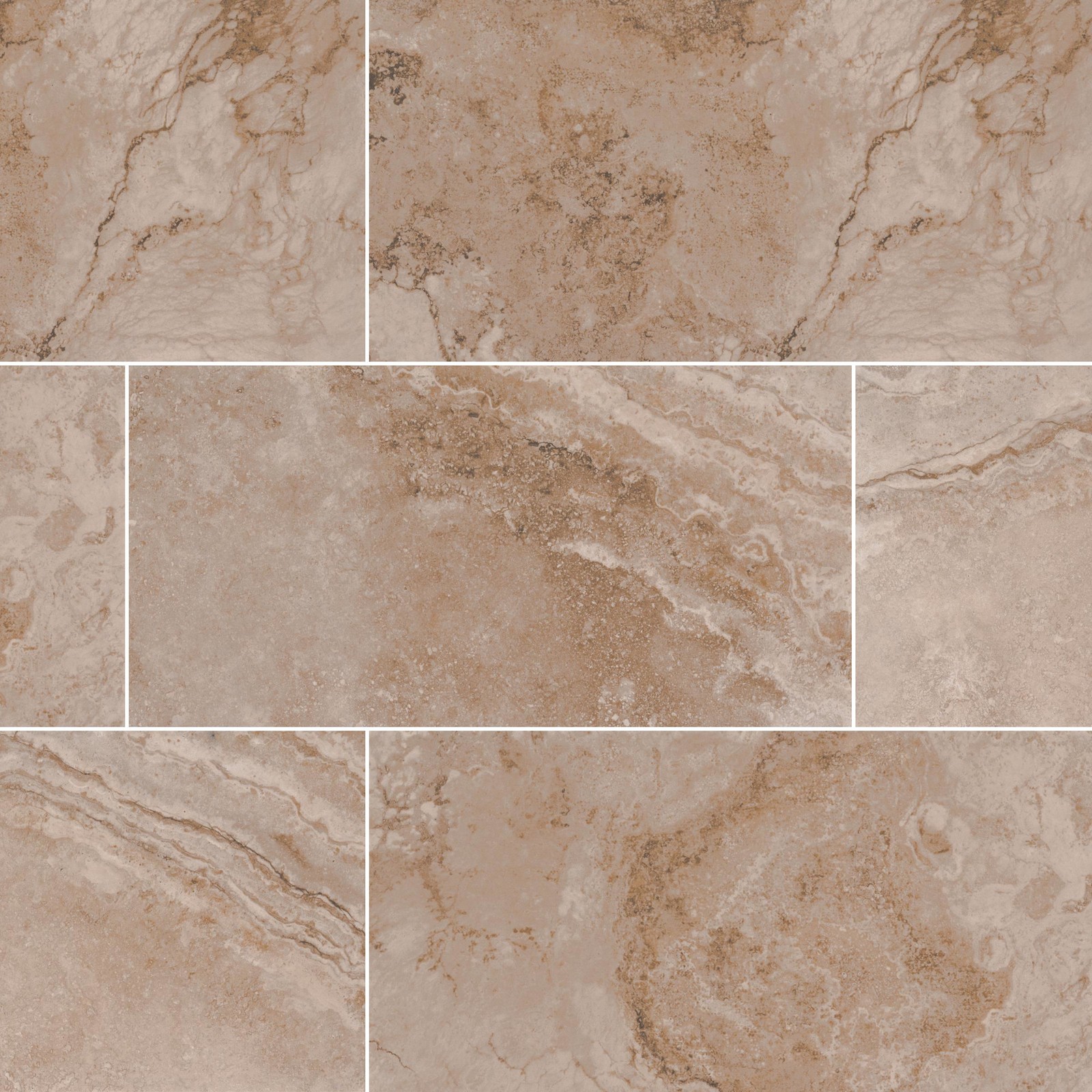 Ackland AKNPTROY12X24M-PL Royce – 12″ x 24″ Porcelain Solid Floor – Verdin