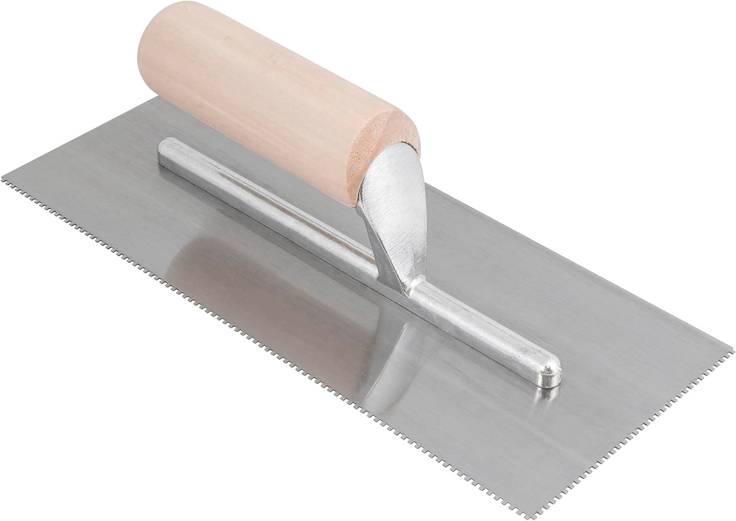 1/16″ X 1/16″ X 1/16″ Square Notch Pro Vinyl Flooring Trowel with Wood Handle