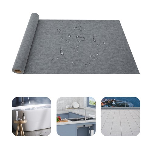 Waterproof Roll PE Fabric Saunas Shower Waterproof Roll 1m*20m for Wall Floor