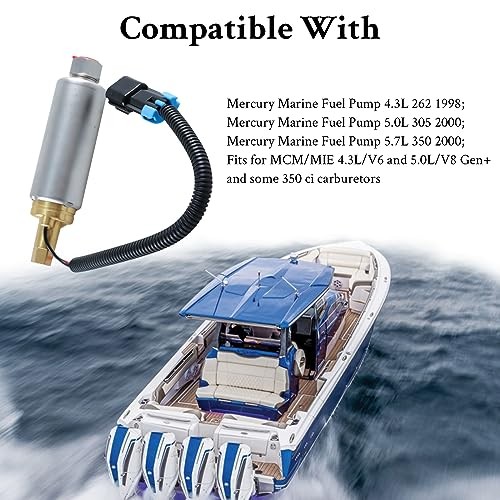 Electric Low Pressure Fuel Pump Compatible with Mercury Mercruiser Marine