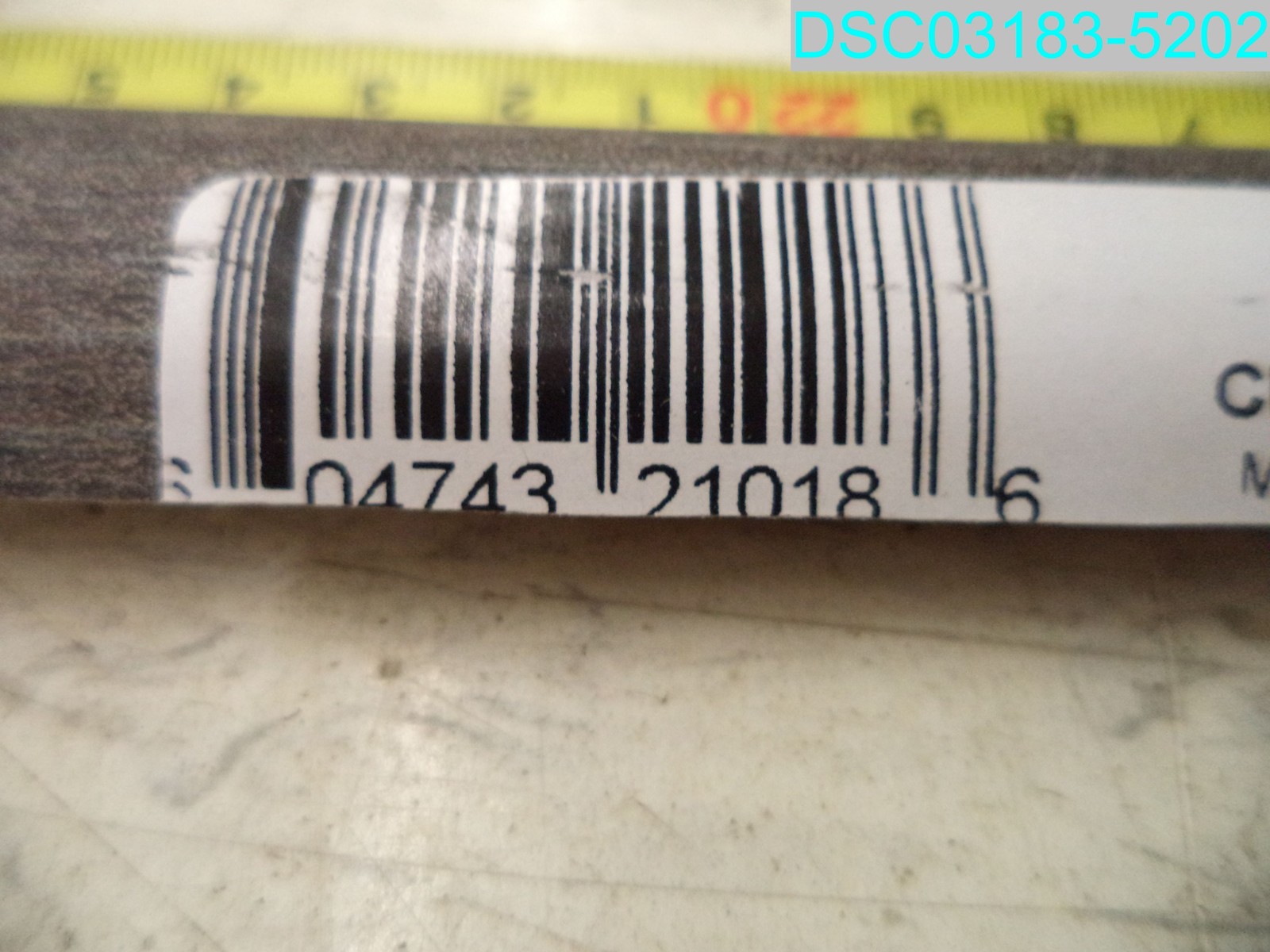 QTY=10: PERFORMANCE Charcoal 5/8″T x 3/4 “W x 94-1/2” L Quarter Round MQND05712