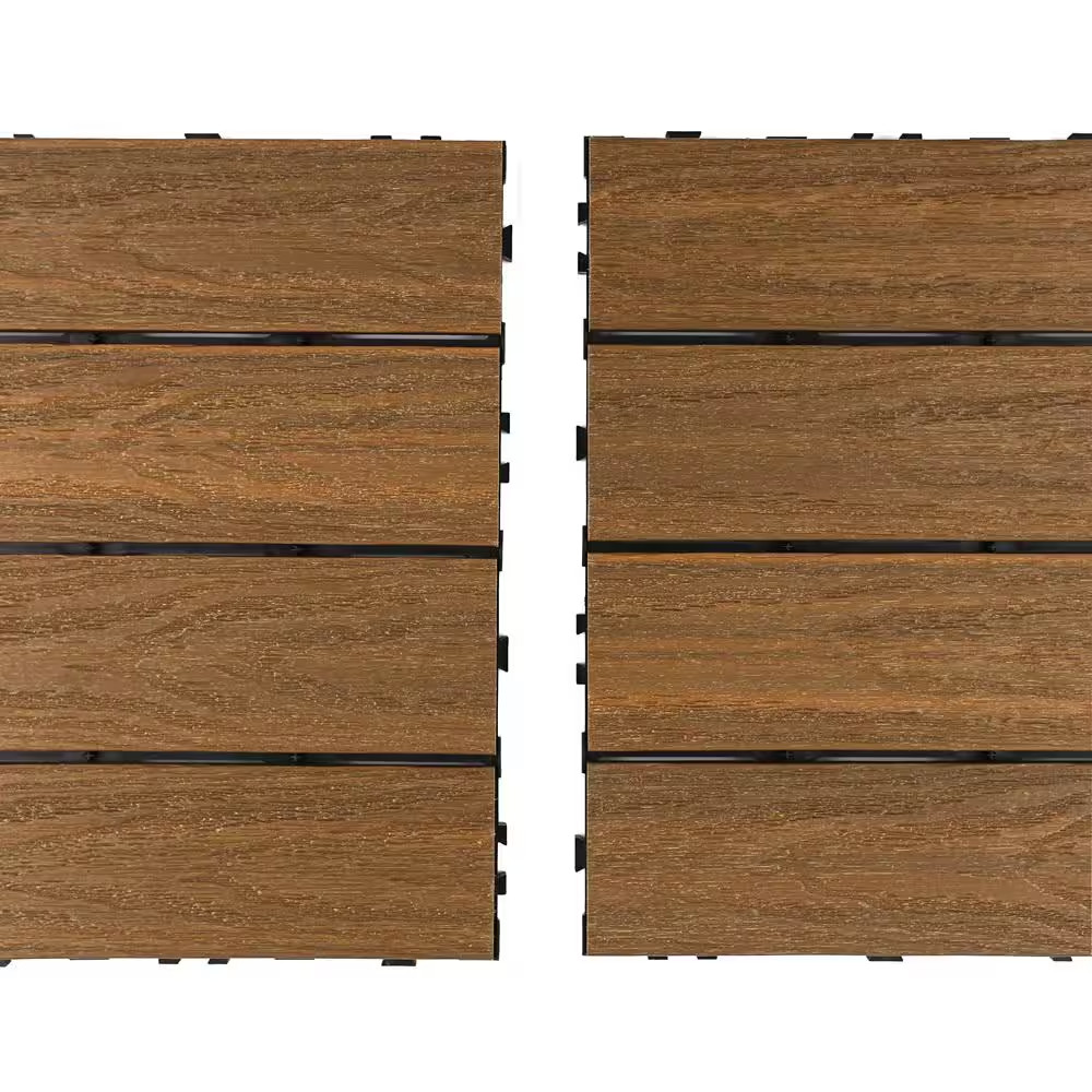 Ultrashield Naturale 2 Ft. X 1 Ft. Quick Deck Outdoor Composite Deck Tile in Per