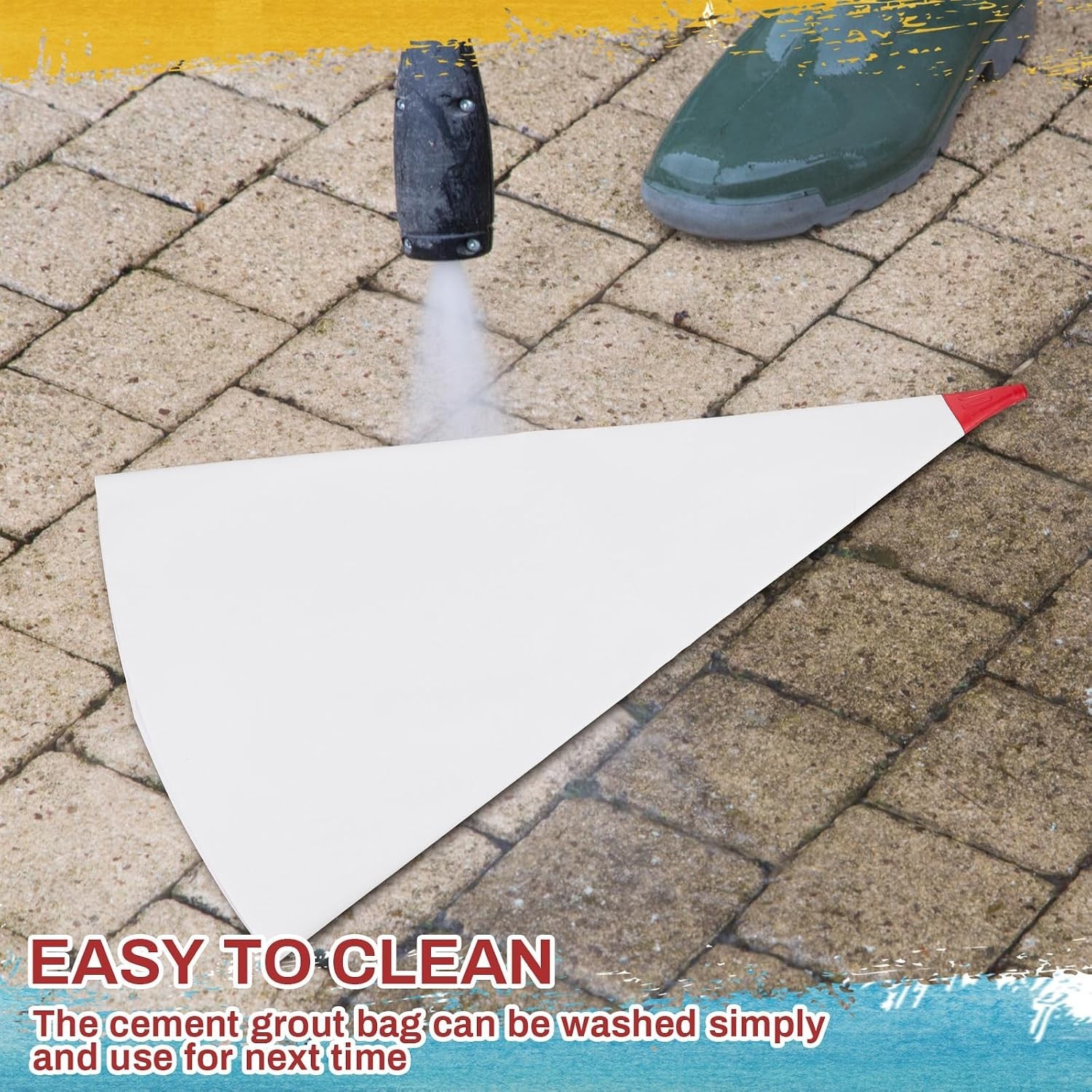 Tear-Resistant Grout Bag for Installation Work