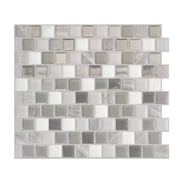3D Peel and Stick Backsplash 4 Sheets of 10.20" x 8.85" Kitchen