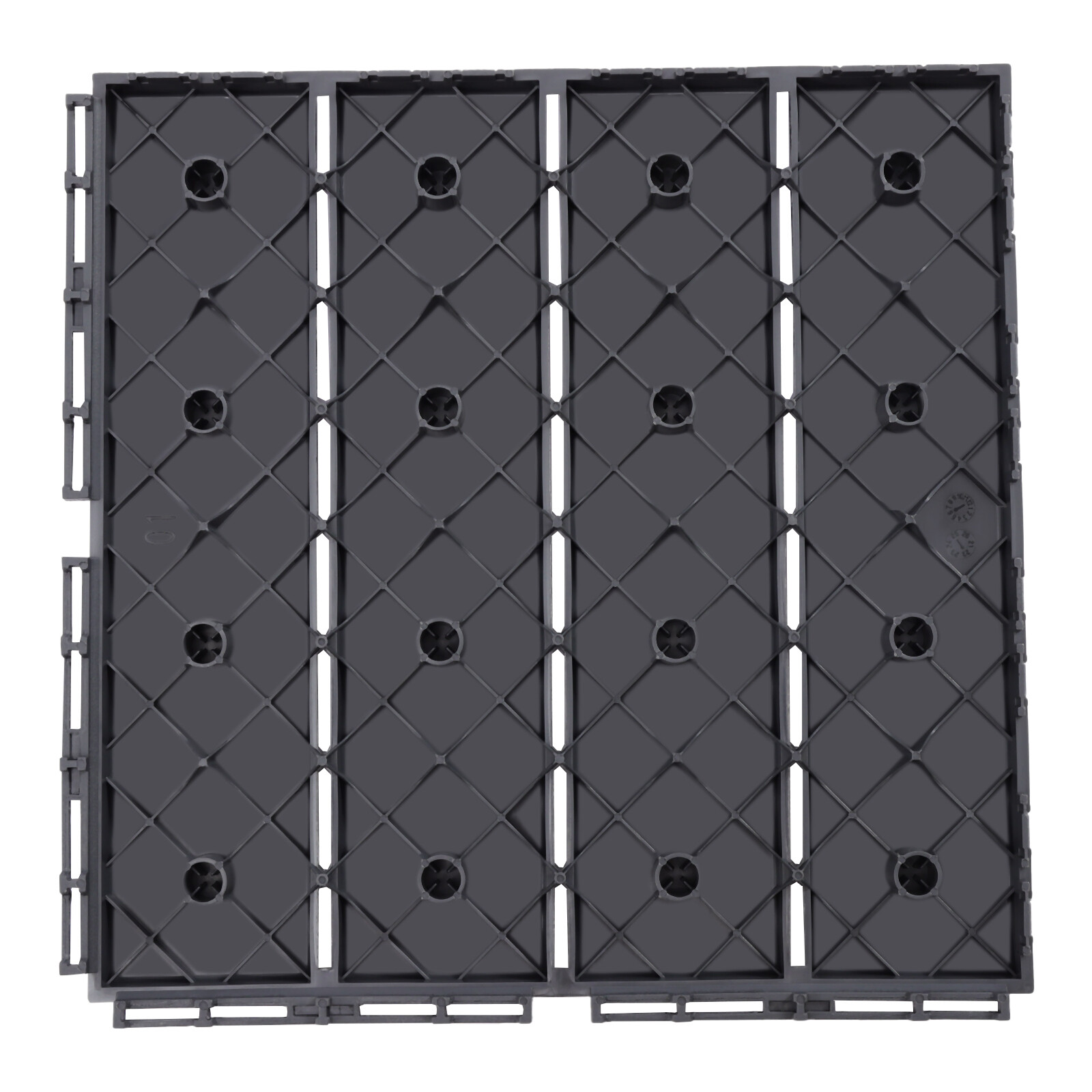 30PCS Outdoor Deck Patio Tiles Interlocking Flooring Tiles Set Replacement Tiles