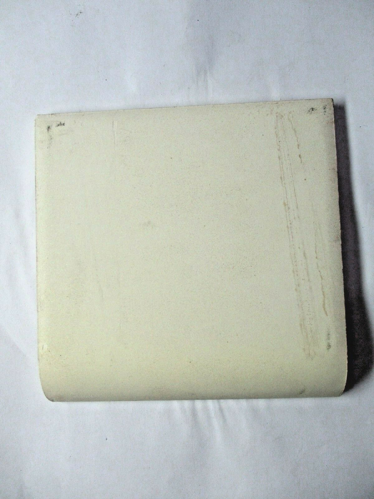 1 Cove Base Tile Wheeling USA 4-3/8″ Gloss Latte Dark Beige Ceramic Wall MCM Vtg