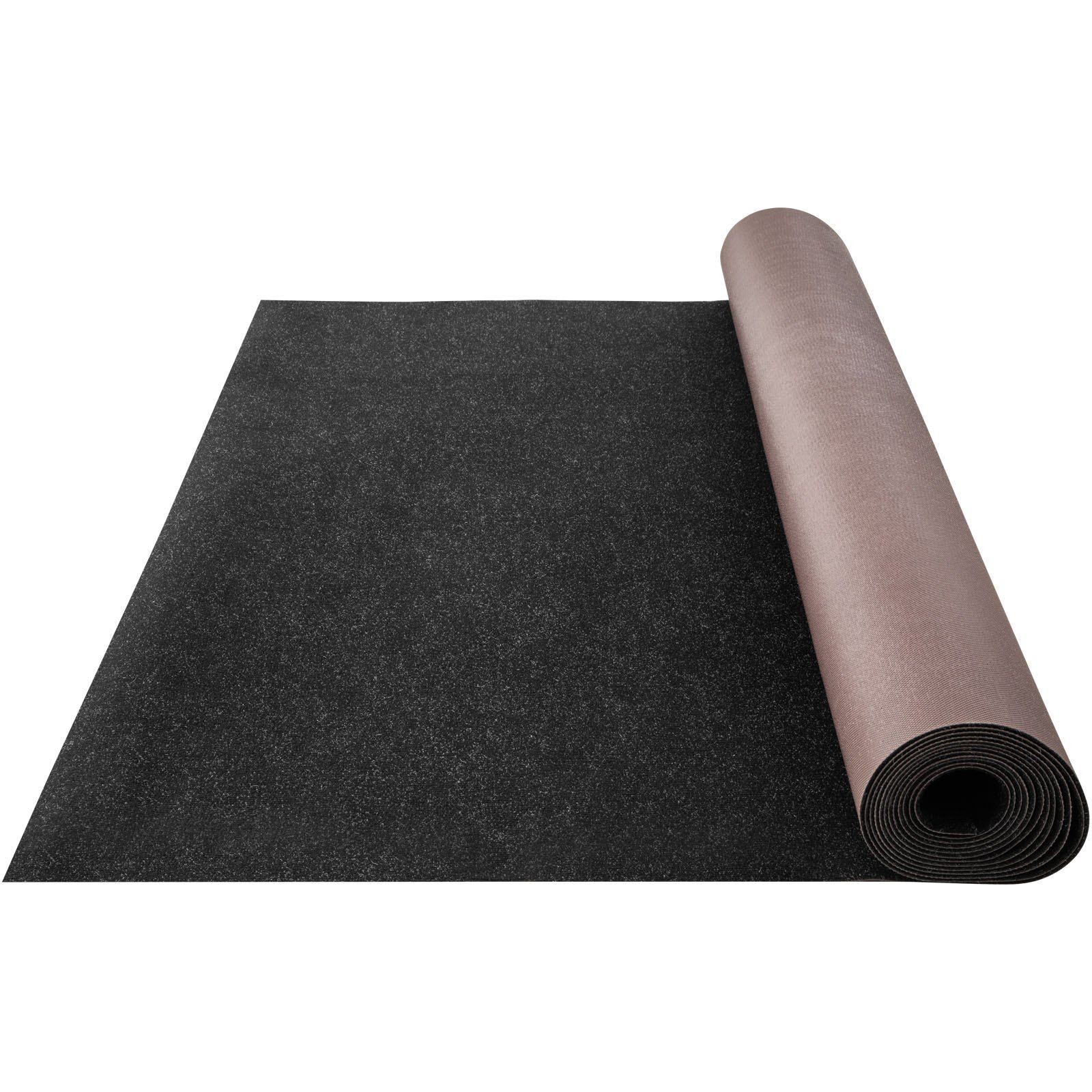 Charcoal Black Waterproof Marine Carpet Roll, 5.9x30ft, 4.6mm Thick