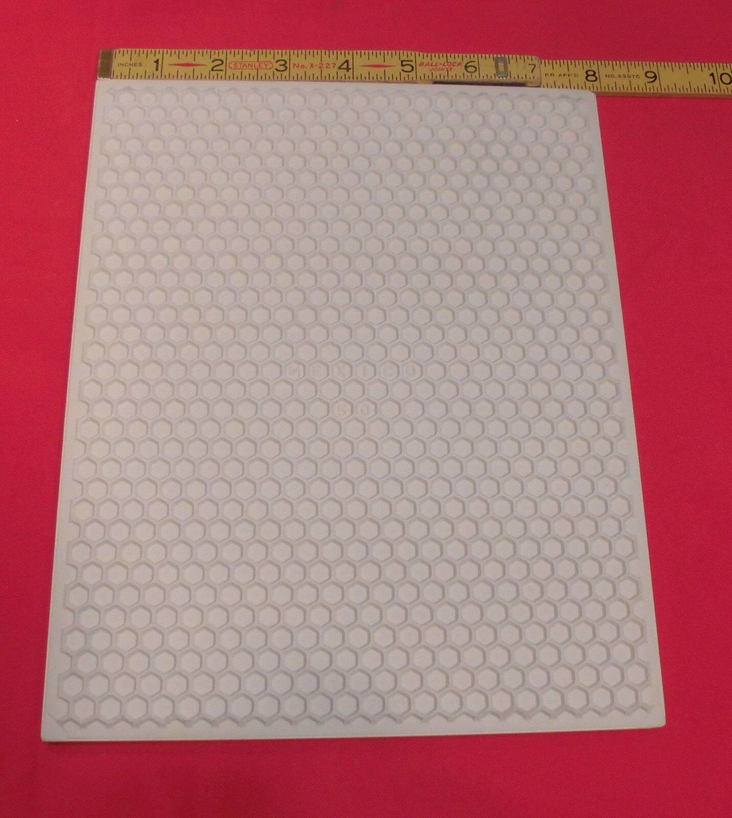 1 pc *Ice White* 8″ X 10″ Ceramic Wall Tile by American Olean, discontinued size