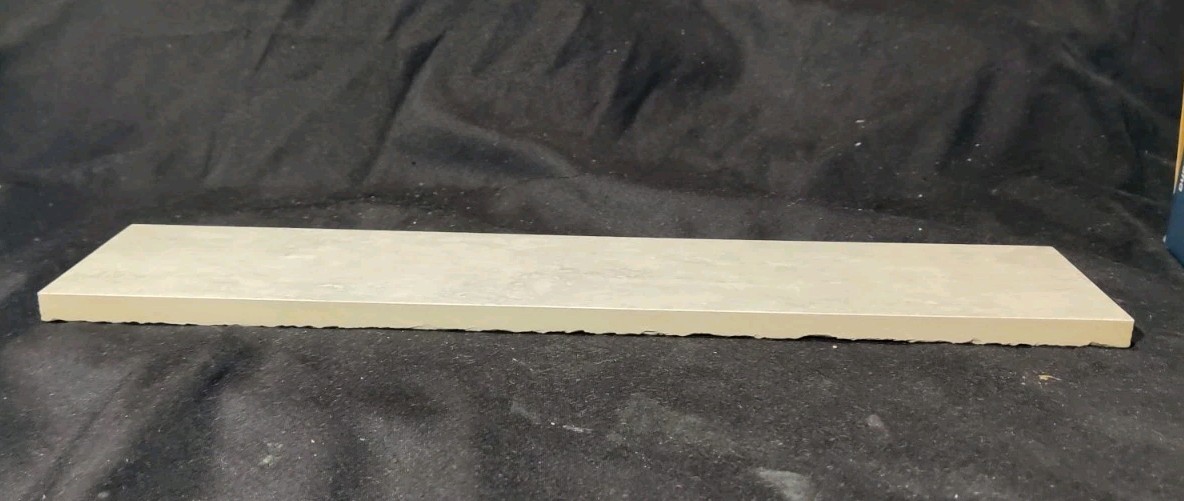 Style Selections #2240504 Torin Grey 3″ X 12″ Bullnose Porcelain Tile 10 Pcs
