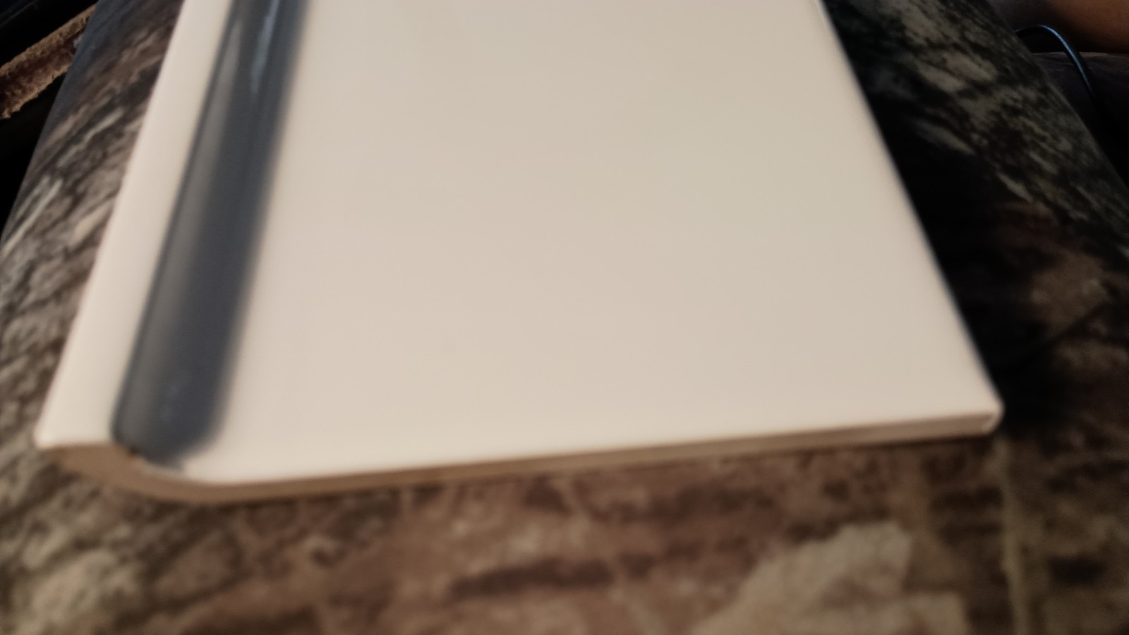 1 Cove Base Ceramic Radius Tile USA 4-1/4″ Gloss White Vtg Mid Century Rare NOS