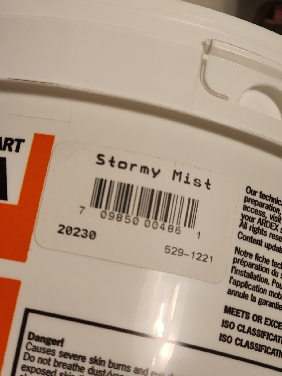 Ardex WA High-Performance Epoxy Grout & Adhesive 100% Solids STORMY MIST 20230