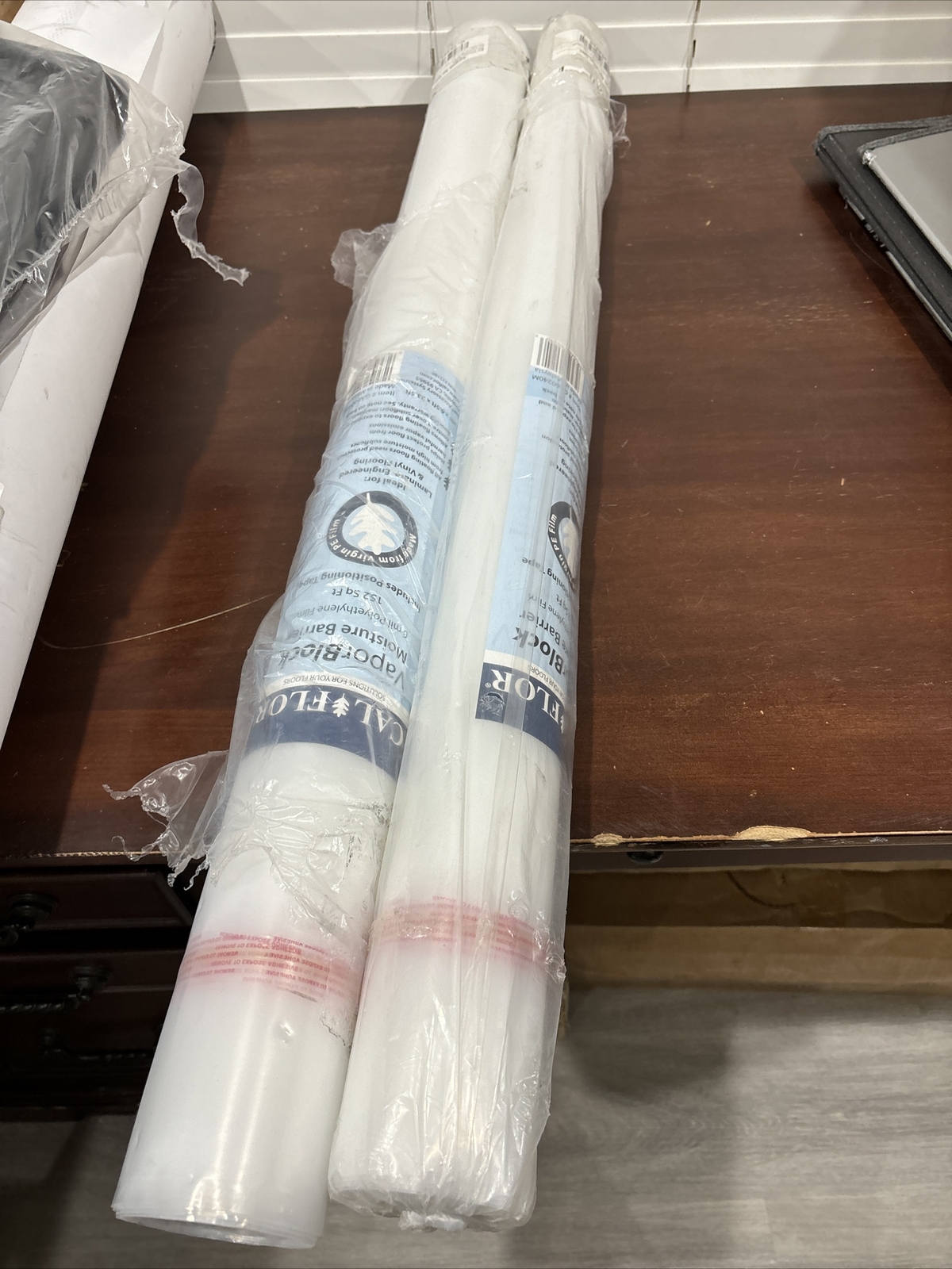 Vapor Barrier Underlayment for Hardwood Laminate Floors Polyethylene 150 sq. ft.