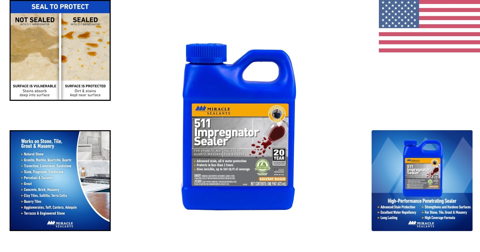 Invisible Barrier Protection: 511 Impregnator Sealer for Stain & Slip Resistance
