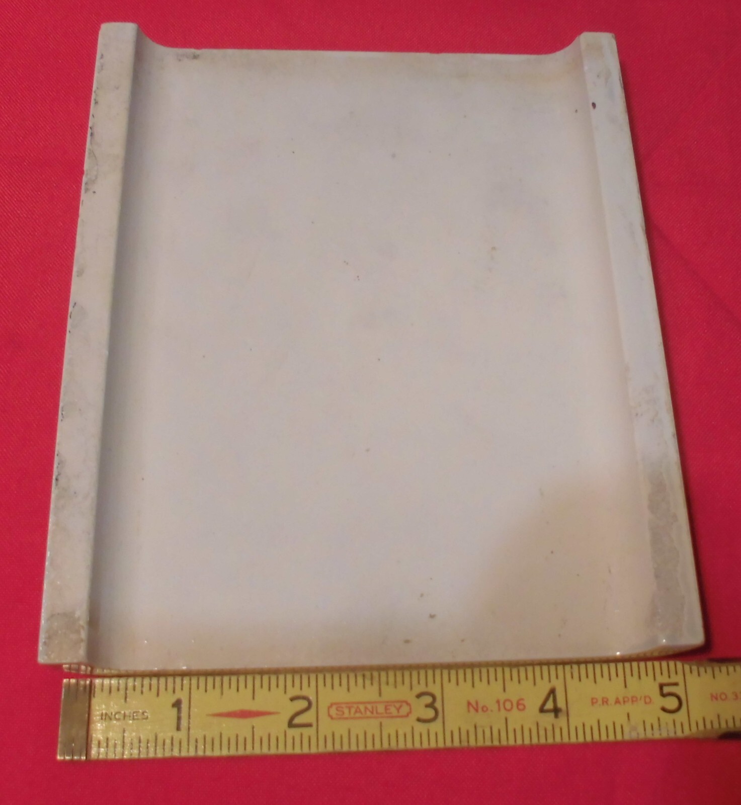 Medium Gray: Classic Glossy Double Radius Bullnose Ceramic Tile; 5-1/8″ X 6-1/8″