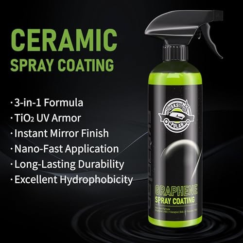 Graphene Spray Coating(16.9 Oz.) – UV Ceramic Coating for Cars -3-in-1Next Gen