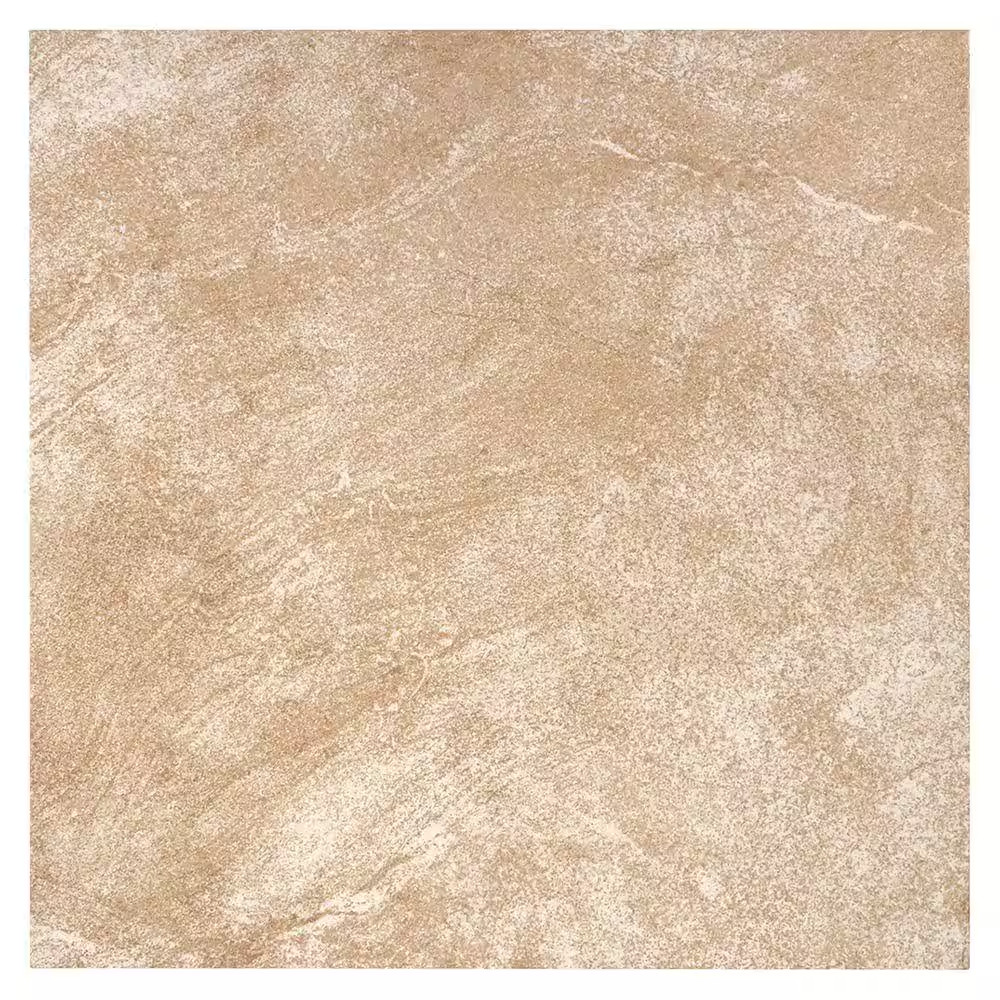 Portland Stone Beige 18 In. X 18 In. Glazed Ceramic Floor and Wall Tile (17.44 S