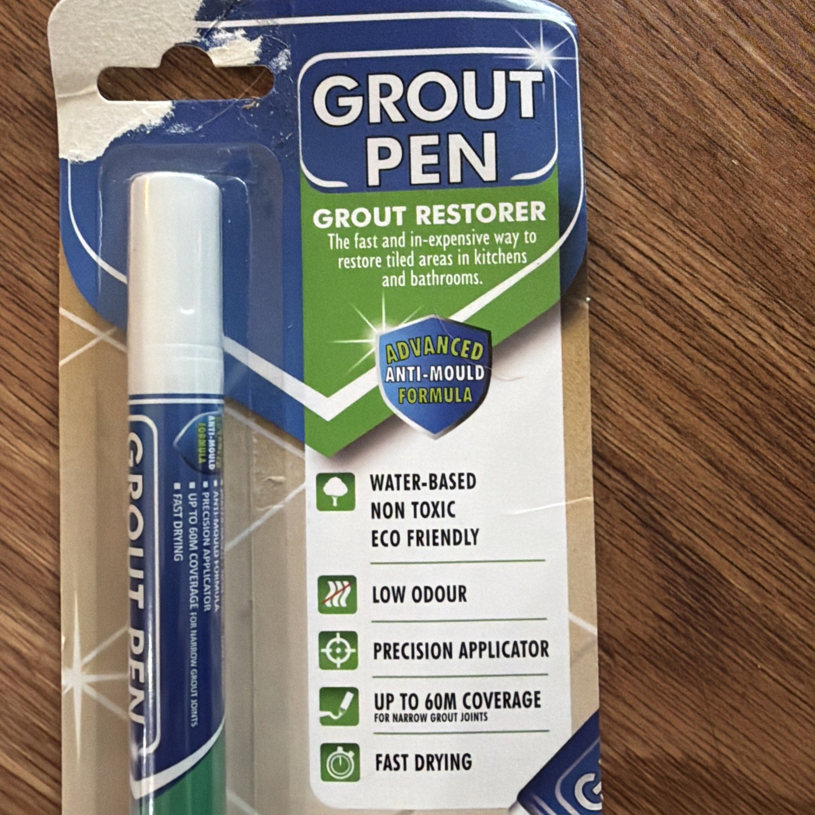 Grout Pen Light Grey Tile Paint Marker: Waterproof Grout Paint, Tile Grout Color