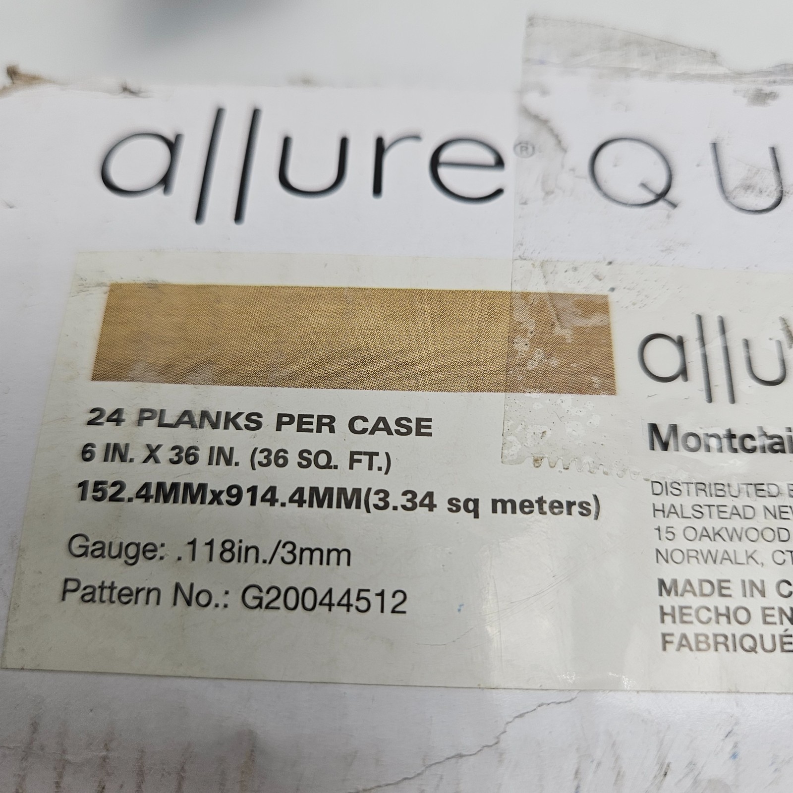 23-Plank Allure QuikGrip LVP Flooring Montclair Box 34.5 SqFt 6×36″ Wood-Like
