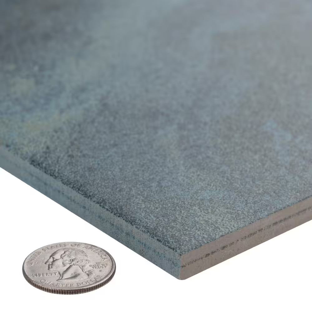 Biotech Ocean Green River Matte 12 In. X 12 In. Porcelain Floor and Wall Tile (1