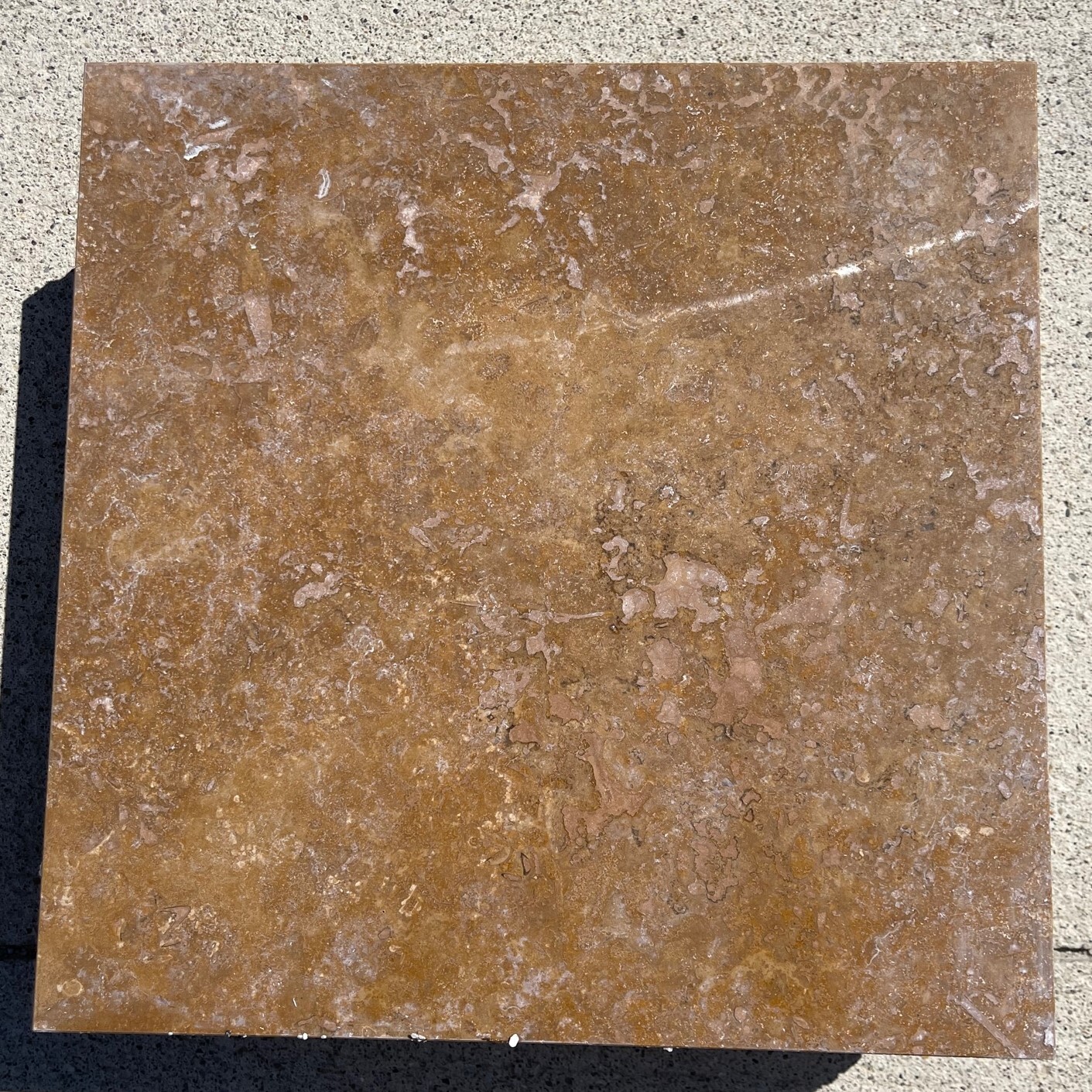 Chocolate Brown 12×12 Tile Marble Stone Floor Wall Remodel crate 200 SQ FT T-27B