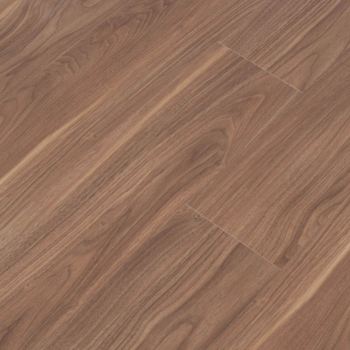 8mm Black Walnut Luxury Vinyl WPC Plank With IXPE Rubber Pad Sample