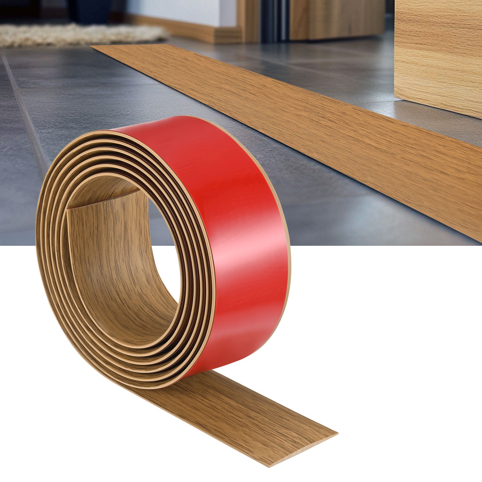 Transition Strip, 6.56FTx1.97Inch(2mx5cm) Floor Strip [Yellow Oak]