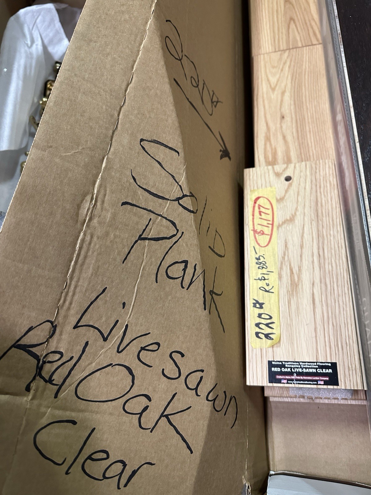 Hardwood Flooring Maine Traditions Prefinished 3/4” Solid Live Sawn Red Oak 5” W