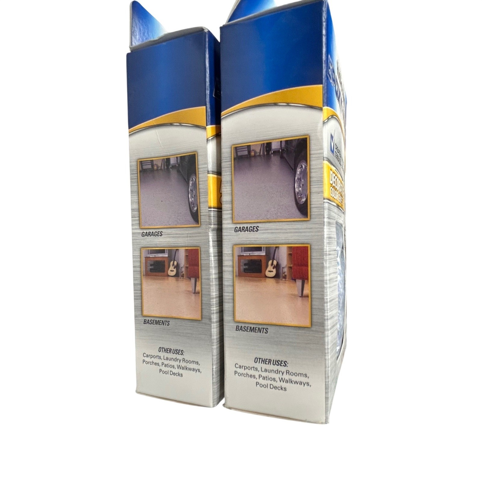 2lbs Rust-Oleum EpoxyShield Decorative Color Chips Blue Gray 50 sq feet NEW
