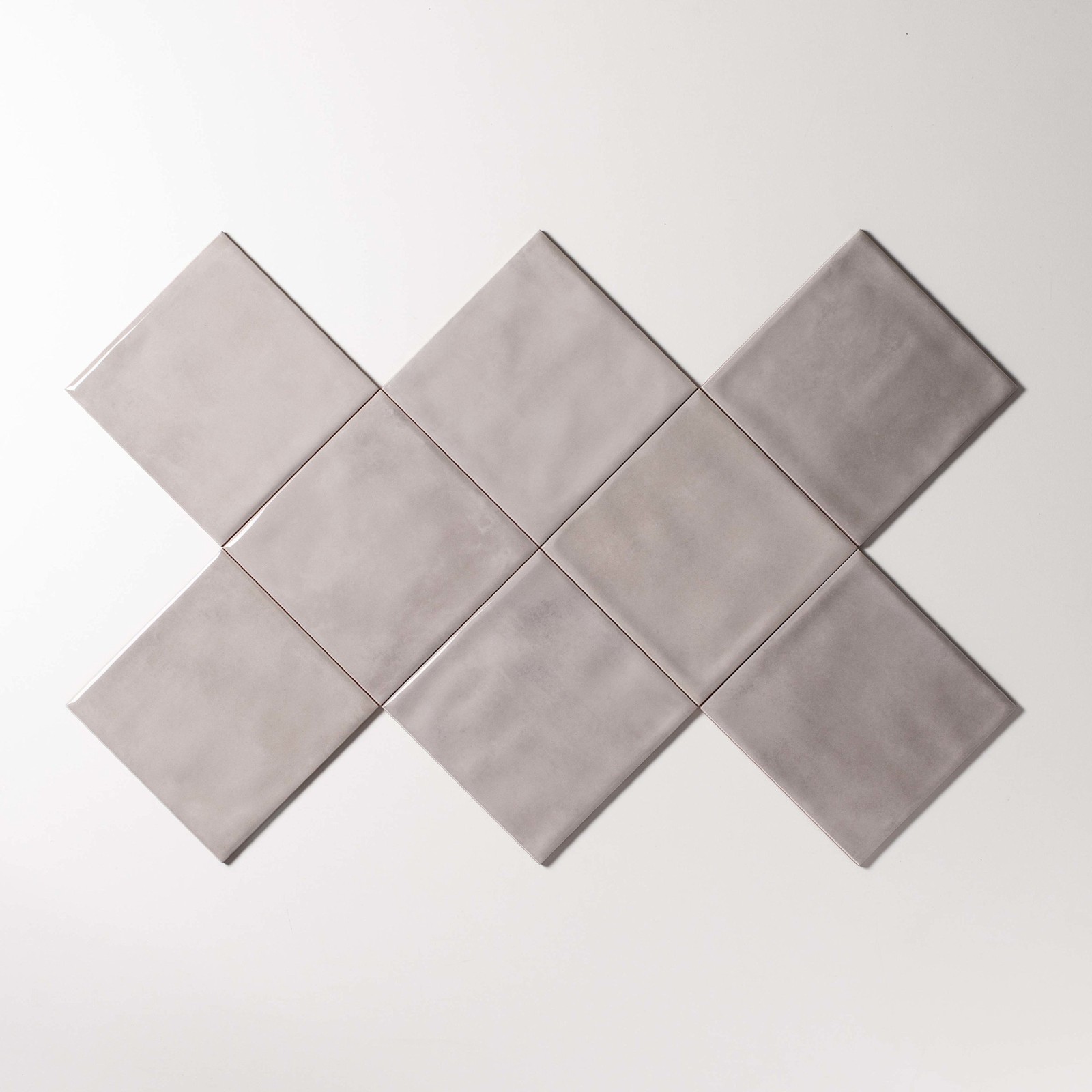 Cruz Bay Studio MKT71560 Safi – 6″ x 6″ Square Wall Tile – Glossy – Dove Gray