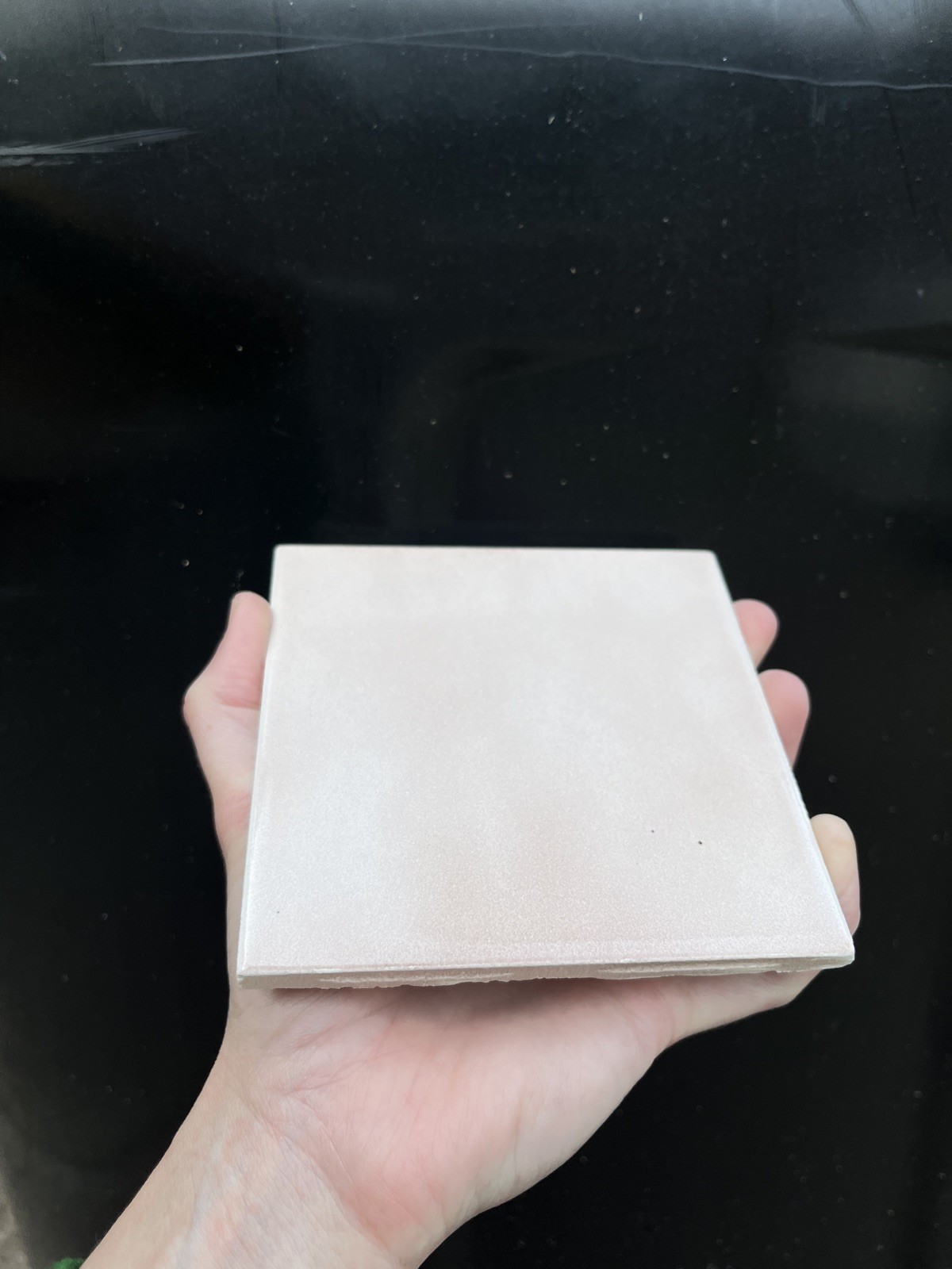 Shell Pink Sage Tile 4 3/8 Florida Tile Mid Century Modern 4×4 Light Pink FT