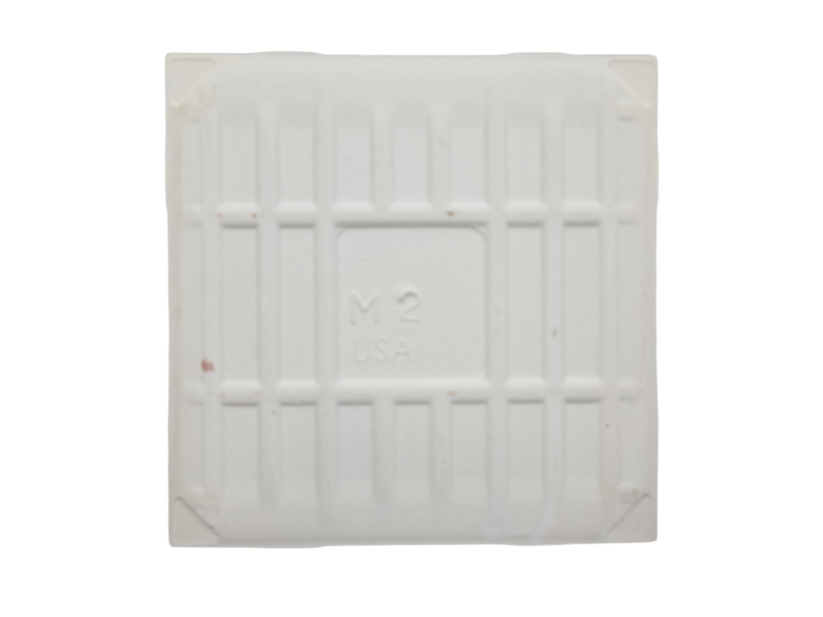 Carnation Pink Ceramic Tile 4.25 in Subway Square Mid Century Modern