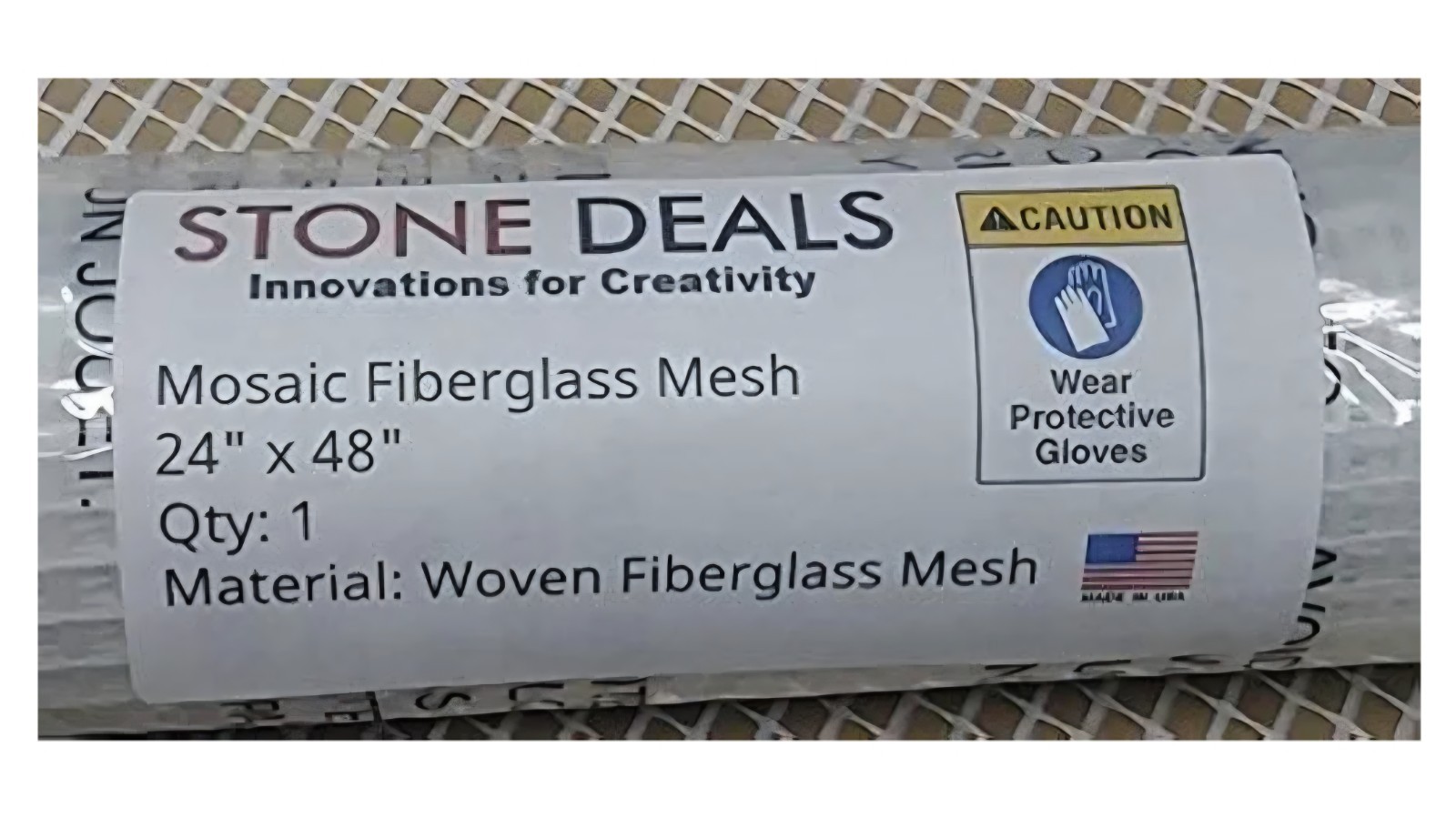 Mosaic Mesh Back Mounted Tile 24″x48″, 3.0 Oz, Non-Sticky *Manufacturer Direct!*