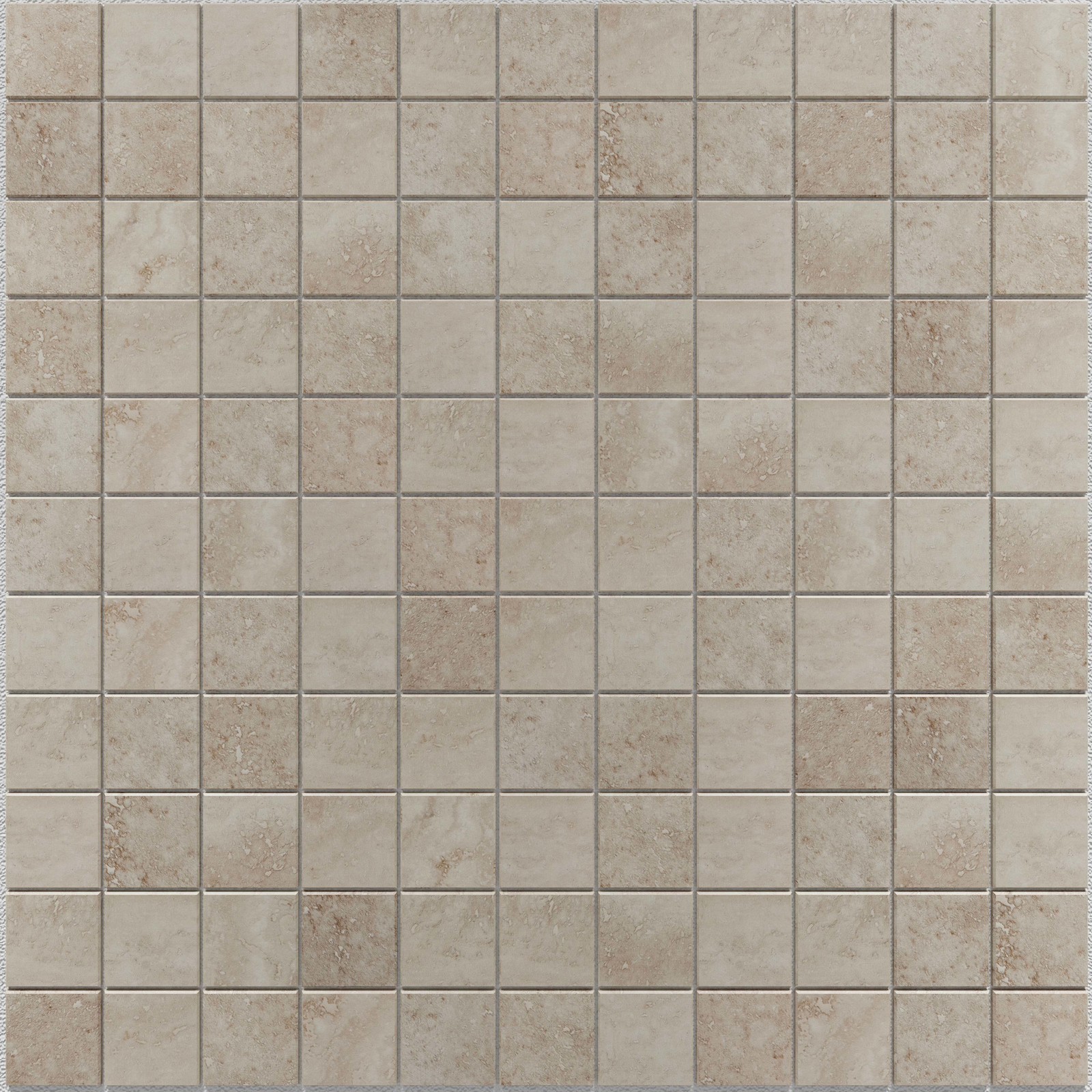 Cruz Bay Studio MKT61162 Tufo – 12″ x 12″ Square Floor and Wall – Taupe Matte