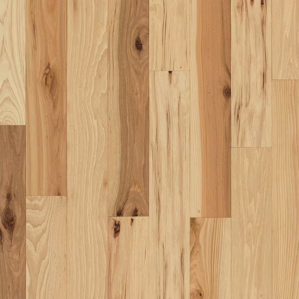 American Home Rustic Natural Hickory 3/4 In. T X 3-1/4 In. W Smooth Solid Hardwo