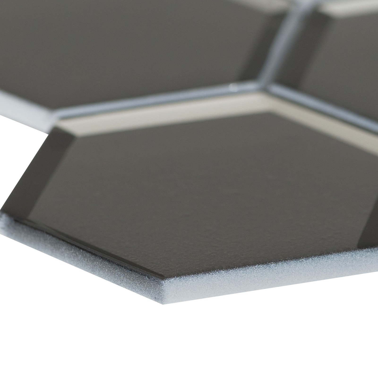 Ackland AKM-G-RI3X3BHX-CA Rivella – 11″ x 12″ Glass Geometric – Sage Edge