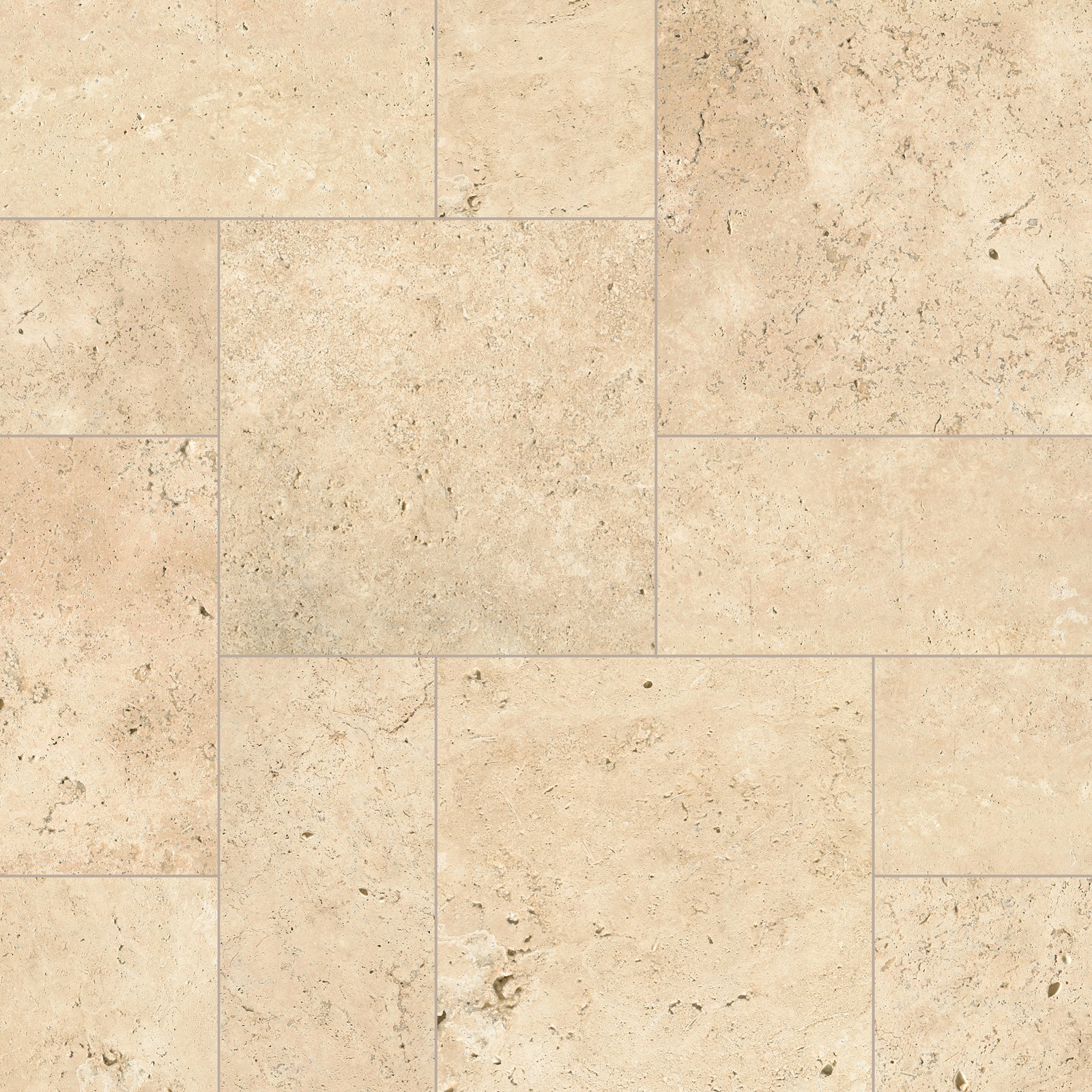 Ackland AKLTPMAR10KT-PL Marzana Exterior Paver Tile – Tumbled – Off White